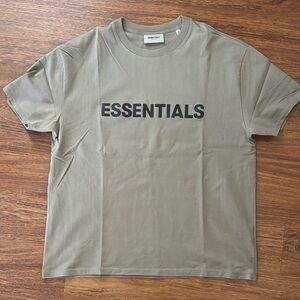 Fear of God Essentials Tan Short Sleeve Tee
